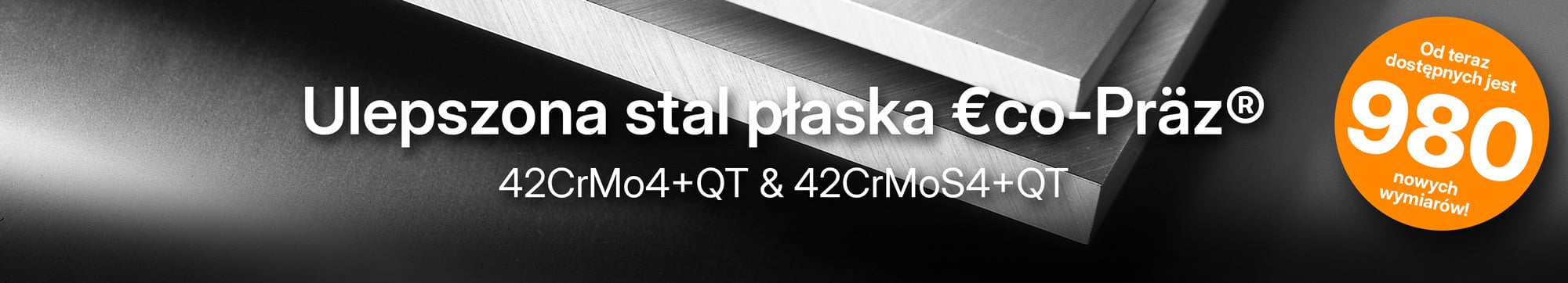 Ulepszona stal plaska Eco Präz